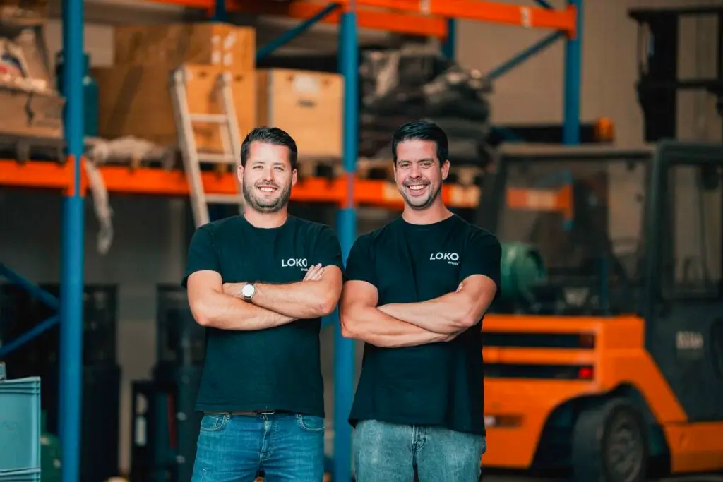 Korneel Cottyn en Louis Plancke als zaakvoerders van Loko Events